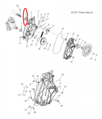 03-108 Сальник 32X47.8X6.2 КПП для снегоходов Polaris RMK 3610030